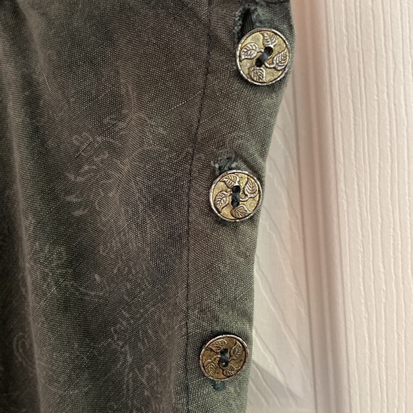 Maiwa Marrakech Bias Skirt in Grey Linen - Picture 3 of 6